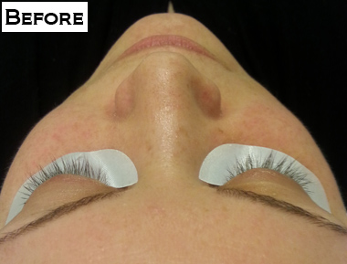 Eyelashes Extension Before